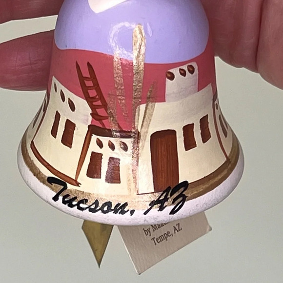 Tesa ‘Tucson, AZ’ Bell Hand-painted in Tempe,‎ Arizona. NWT. - Picture 2 of 9